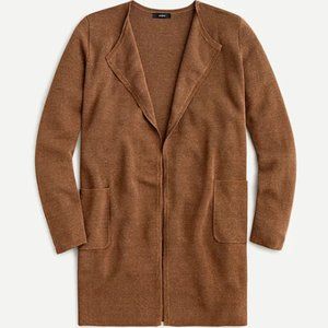 J. Crew Juliette Collarless Sweater Blazer